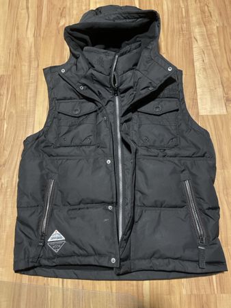 Camp David Herren Weste XL, Schwarz