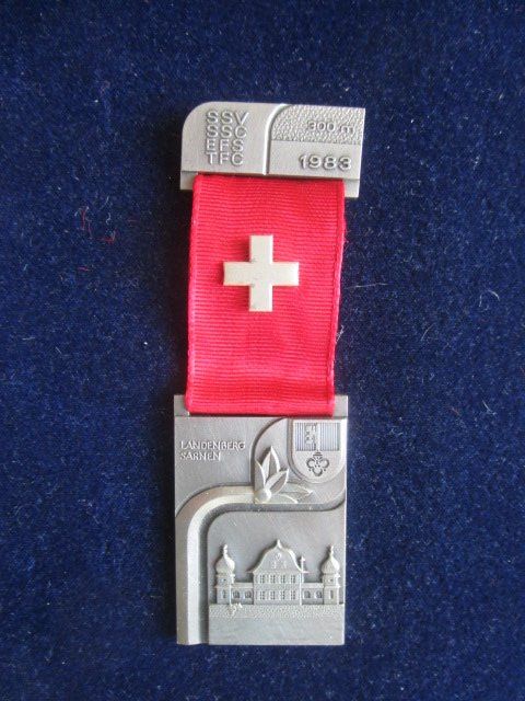 Medaglie: 3 X Eidg. Feldschiessen 300 Meter 1981 - 1982 - 1983 – Nuovo (secondo la descrizione) da Luzern venduto da Horoskop1 3