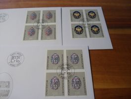 Liechtenstein 2001, Faberge-Eier, Satz, Einzel + 4erbl