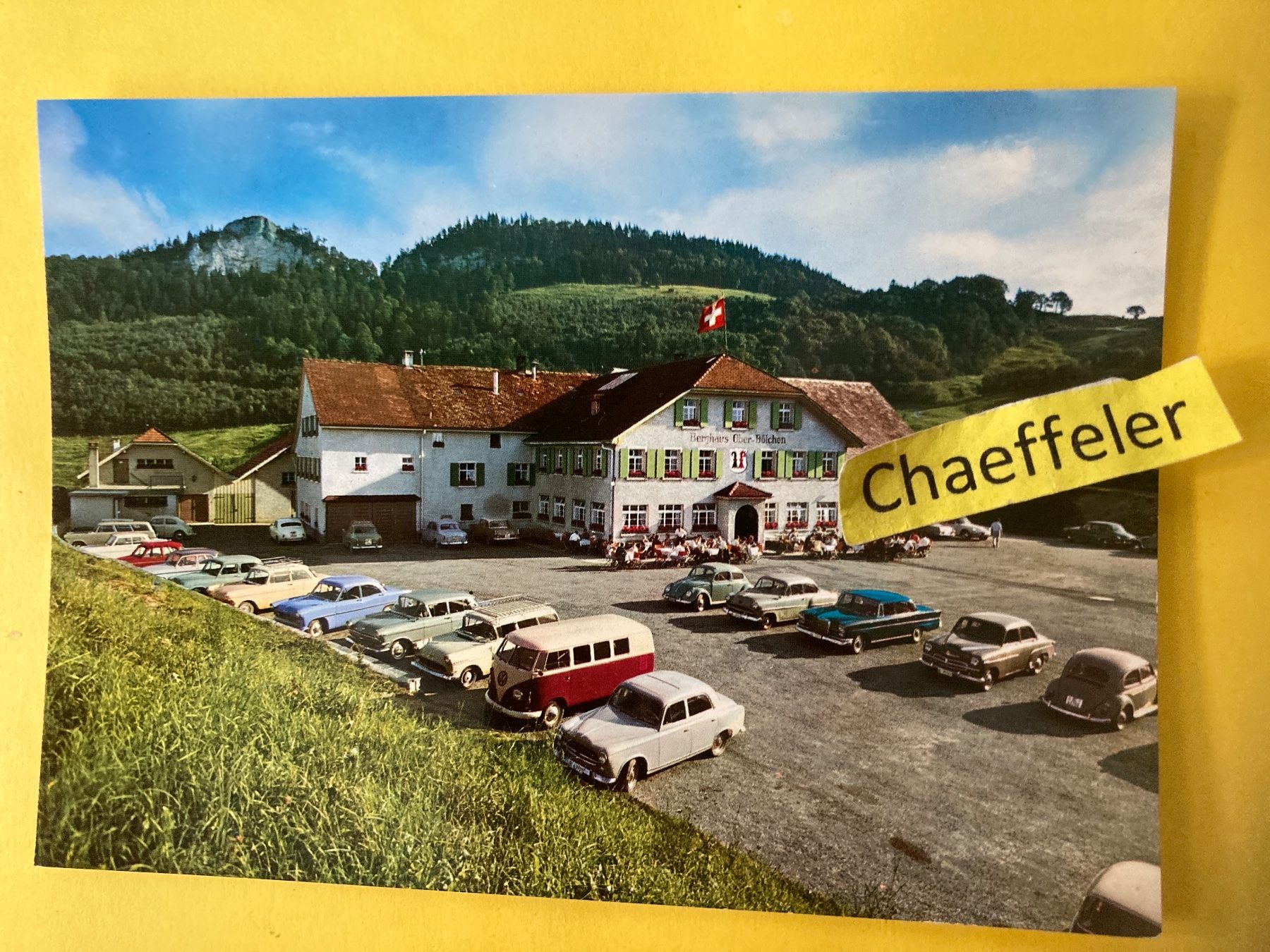 Cartoline postali: Berghaus Ober-Bölchen bei Eptingen – Usato da Zürich venduto da Chaeffeler
