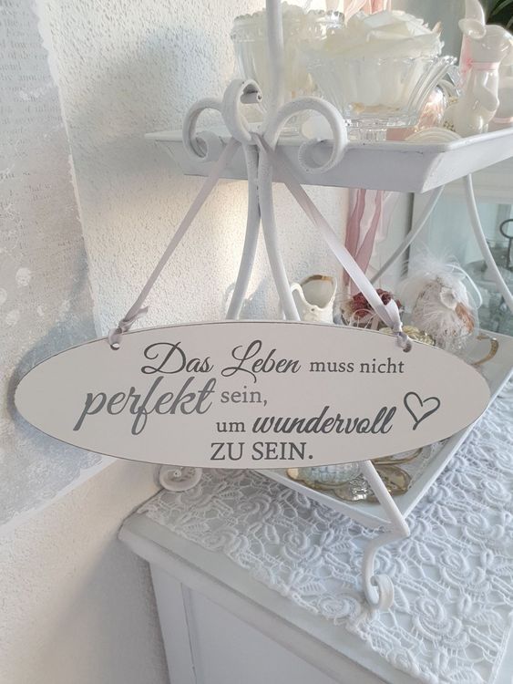 Schild Spruch Shabby Chic Vintage Kaufen auf Ricardo