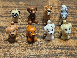 lego figurine lot de 8 animaux