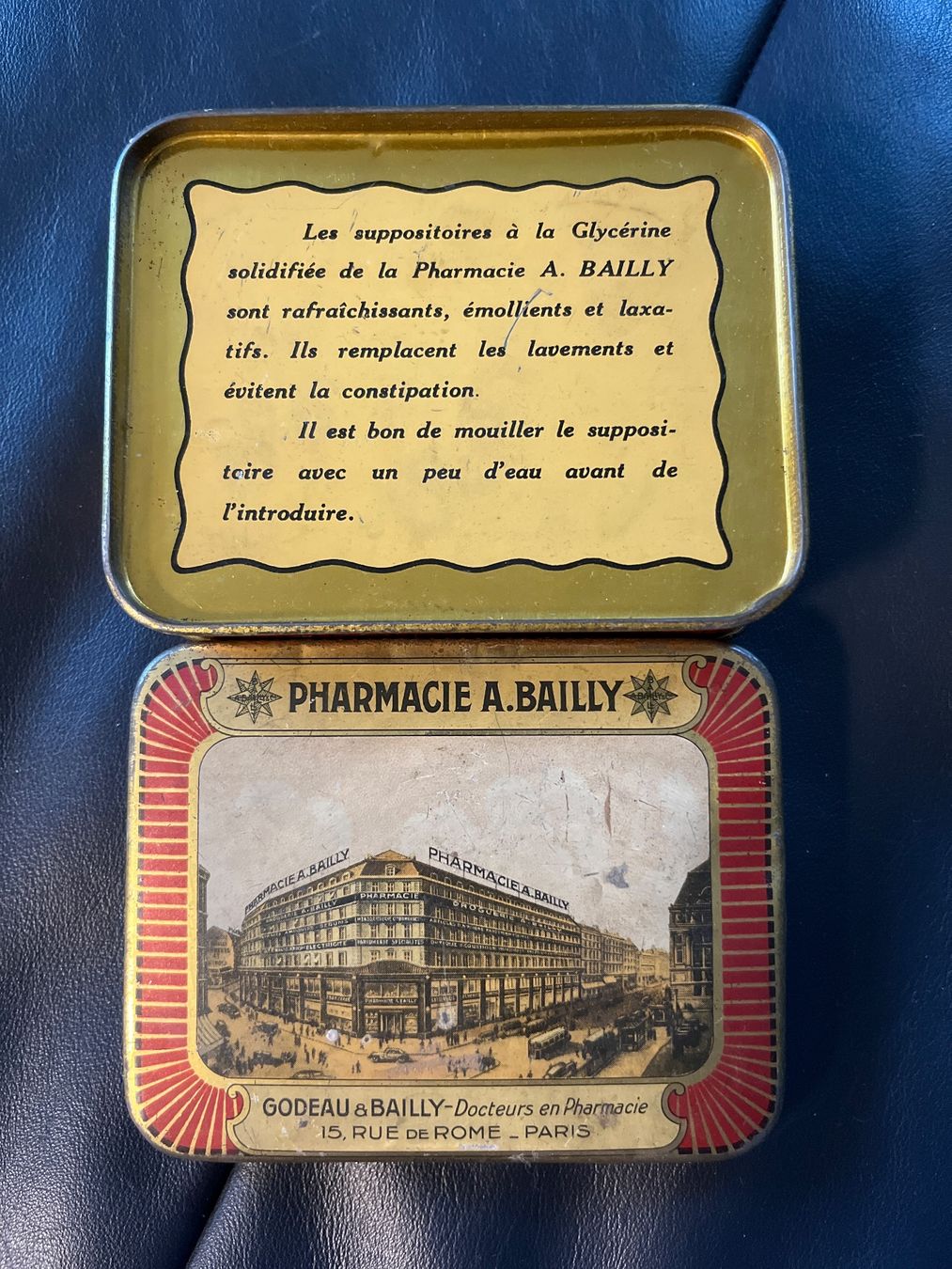 Barattoli: Ancienne boîte en métal – Usato da Chaumont venduto da Abigail1 2