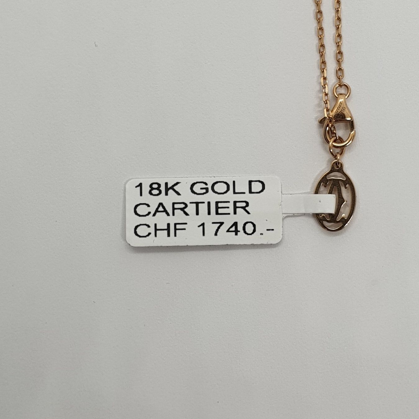 Cartier Catenine: Echt 18K Gold - Cartier Collier – Usato da Luzern venduto da Goldhaus-Luzern 3