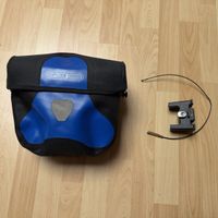 Fahrradtasche Ortlieb Wasserdicht Classic blau mit Halterung