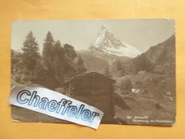 1923  Bei Zermatt, Stimmung mit Matterhorn