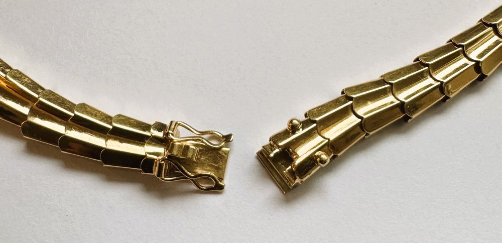 Elegante Vintage Gold Halskette, 750er Gold, Top Zustand! 4