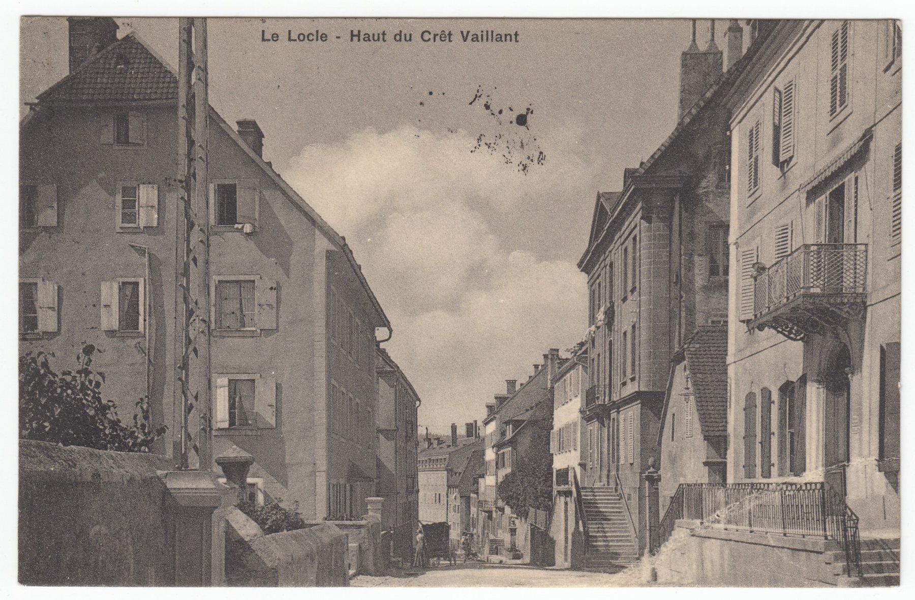 Cartoline postali: 3 Ansichtskarten 1910/11 - Locle – Usato da Beringen venduto da Goeppeli 2