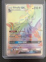 Seltenes Pokémon Silvally GX Regenbogen Karte für Sammler 