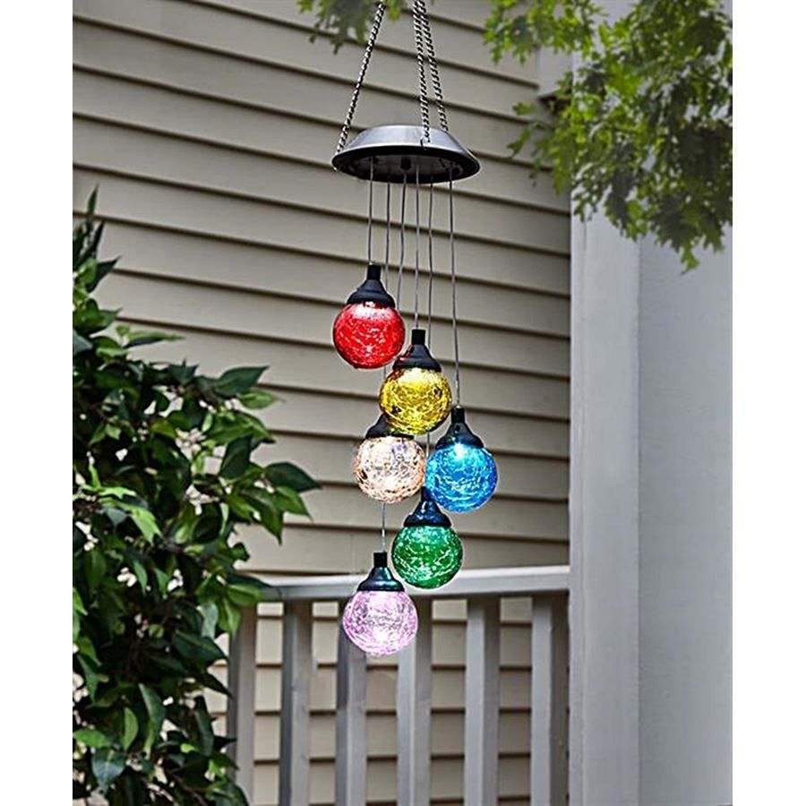 Altro in Decorazioni & Accessori: Windspiel mit Solar Kugel farbwechselnd – Nuovo e nell'imballaggio originale da Wettingen venduto da Swala 1