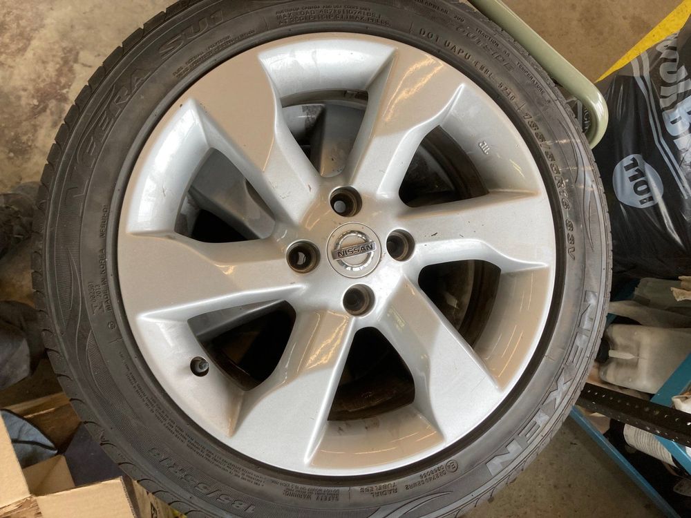 Komplettrad Alufelgen für Nissan Note zu verkaufen. (Gebraucht) in für ...