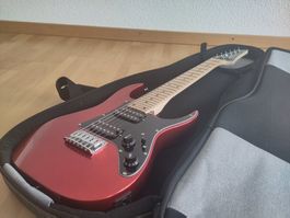 E-Gitarre Ibanez GRGM21 Mikro rot mit Tasche