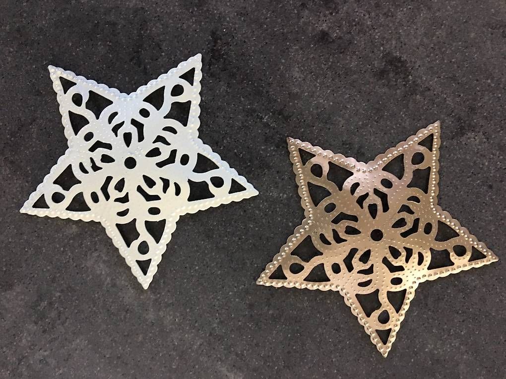 Toutes les décorations: Metallsterne – Neuf avec emballage d'origine à Eich par ka_st 1
