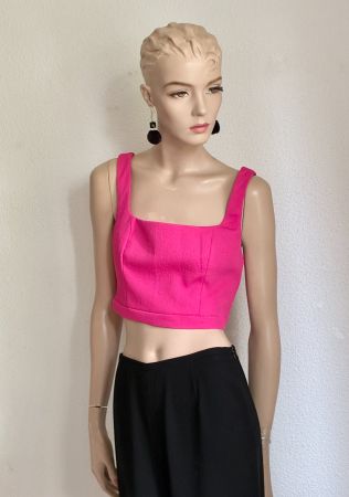 Bustier/Top von KOOKAÏ Fuchsiarot Grösse 36