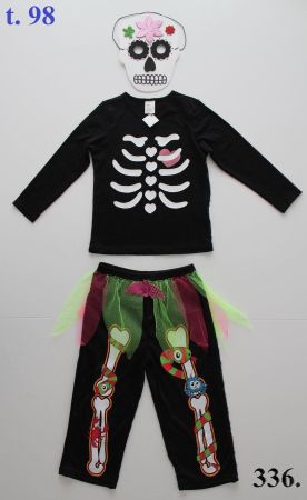 Costume squelette /  Skelett  t.98