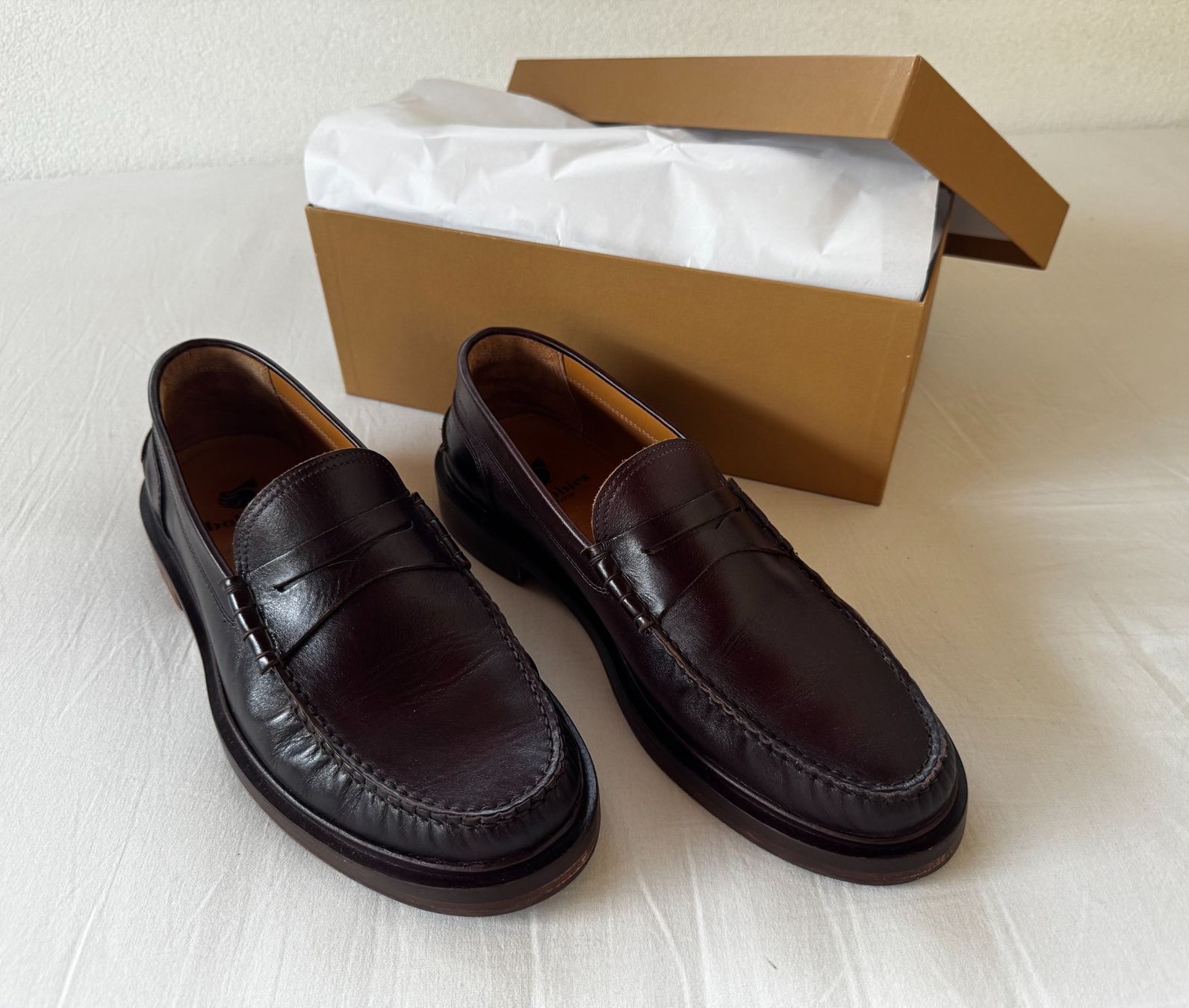 Bobbies Scarpe da uomo: Bobbies Paris Allen Loafer, Irisch Coffee, 46 – Usato da Vilters venduto da Sidsel_M