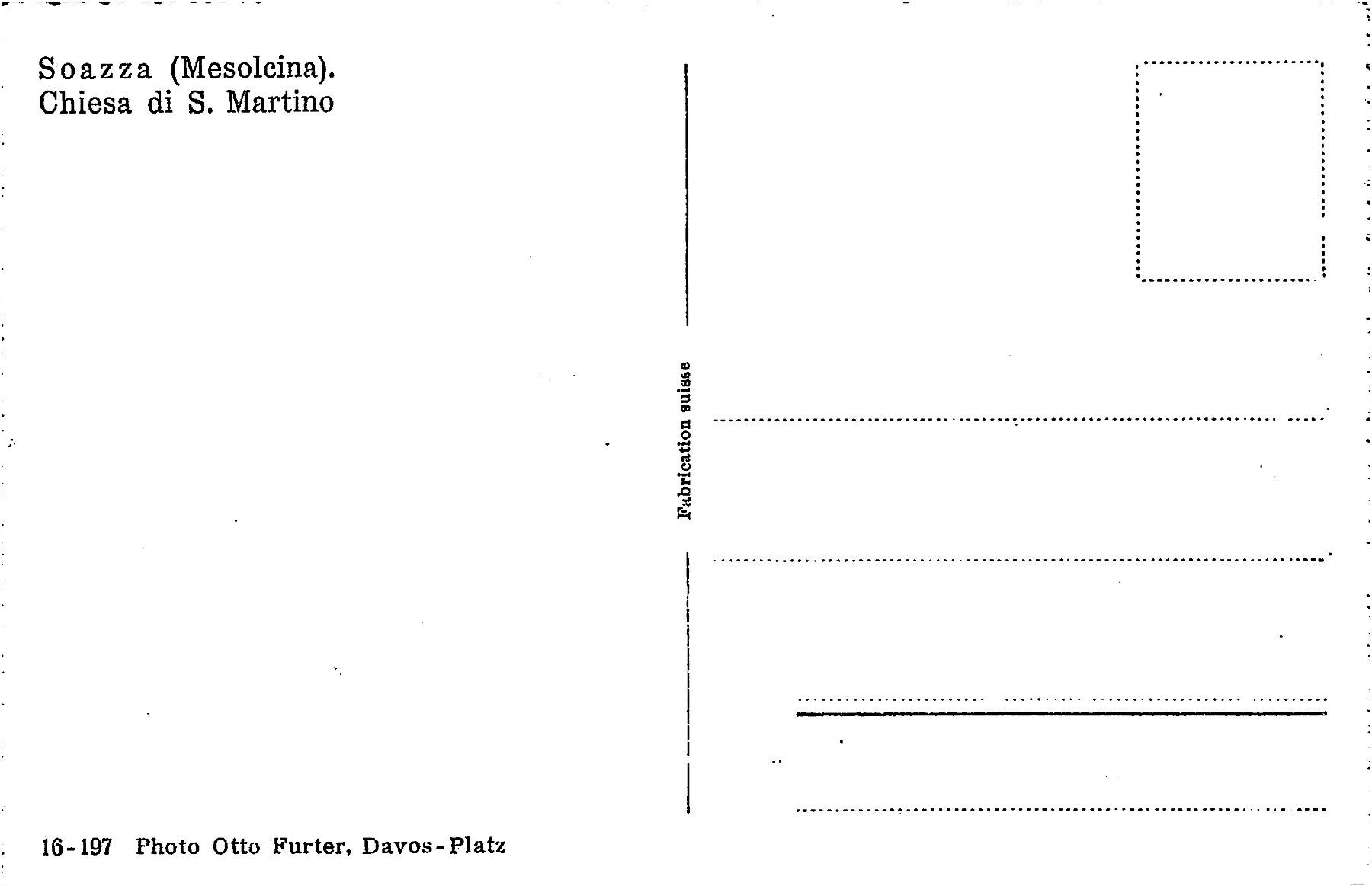 Cartoline postali: Soazza, Mesolcina – Usato da Ottikon b.Kemptth. venduto da Neptun1974 1