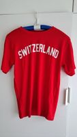 Schweiz T-Shirt rot - ideal zur Unterstüzung der CH! Gr. S