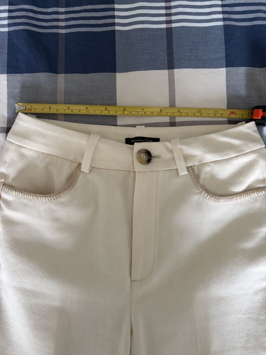 Massimo Dutti Pantaloni: Beige Massimo Dutti trousers, size 34 – Usato da Zug venduto da digalvao 4