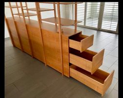 Exklusives  Kirschholz Gestell Schubladen Möbel