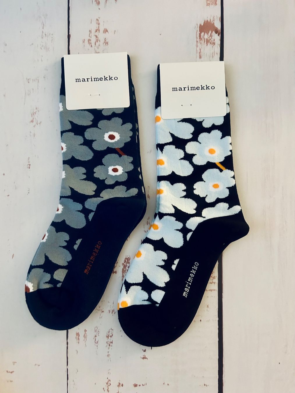 Socken: Marimekko socks pop-up stripes print – Neu und originalverpackt aus Zürich von Ferienan 1