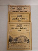 Historische Zürcher Kalender – Konvolut (1911 / 1917 / 1918)