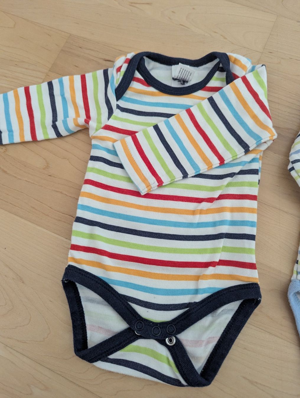 C&A Unterwäsche: 2 Langarm Baby Grösse 62 gestreift – Gebraucht aus Uster von matus.brlit 1