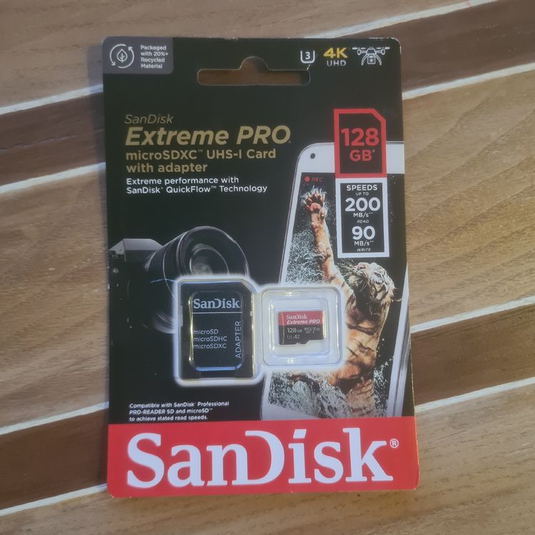 SD Karte 128GB SanDisk Extreme Pro (Micro SD mit Adapter) | Kaufen auf ...