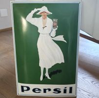 Emailschild PERSIL Weisse Dame