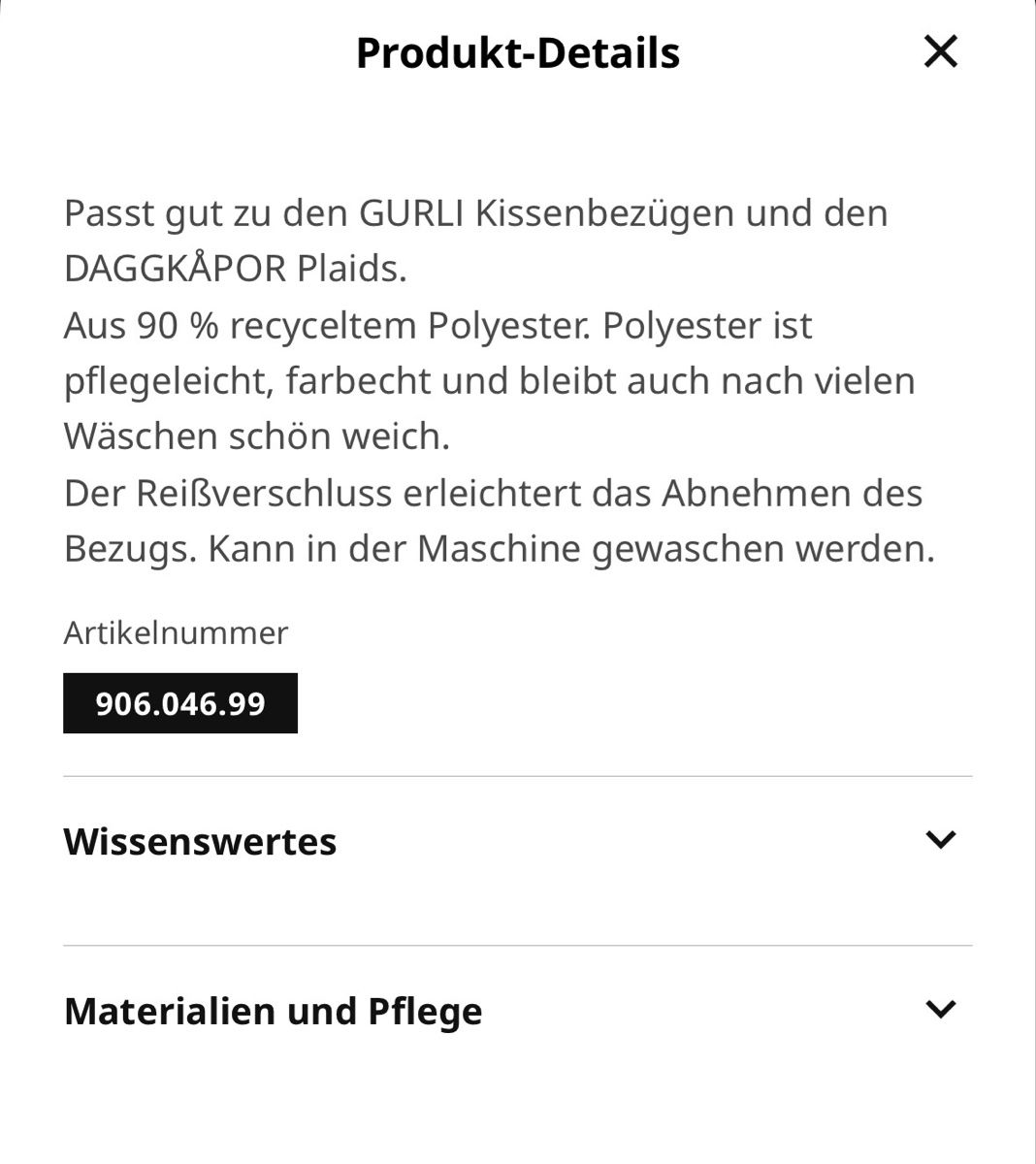 Bettwäsche: Kissenbezug  – Gebraucht aus St. Gallen von taf_xwv5 1