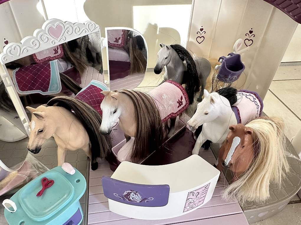 Giocattoli: Schleich Pferde mit Salon – Usato da Oberwangen TG venduto da Samantha.Shirai 1