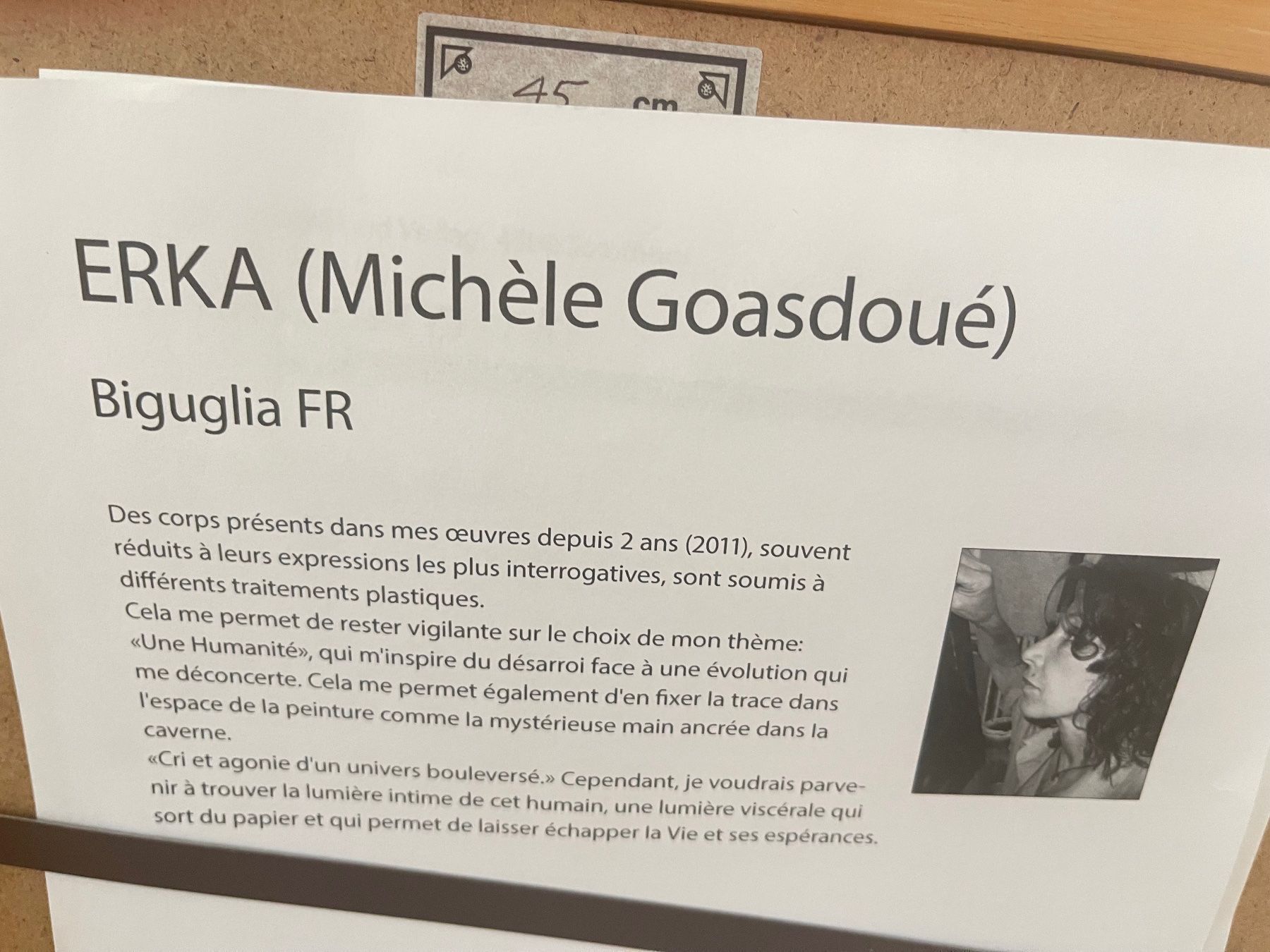 Gemälde: Bild von Michèle Goasdoué, ERKA, gerahmt – Gebraucht aus Winterthur von 1956ingi 4