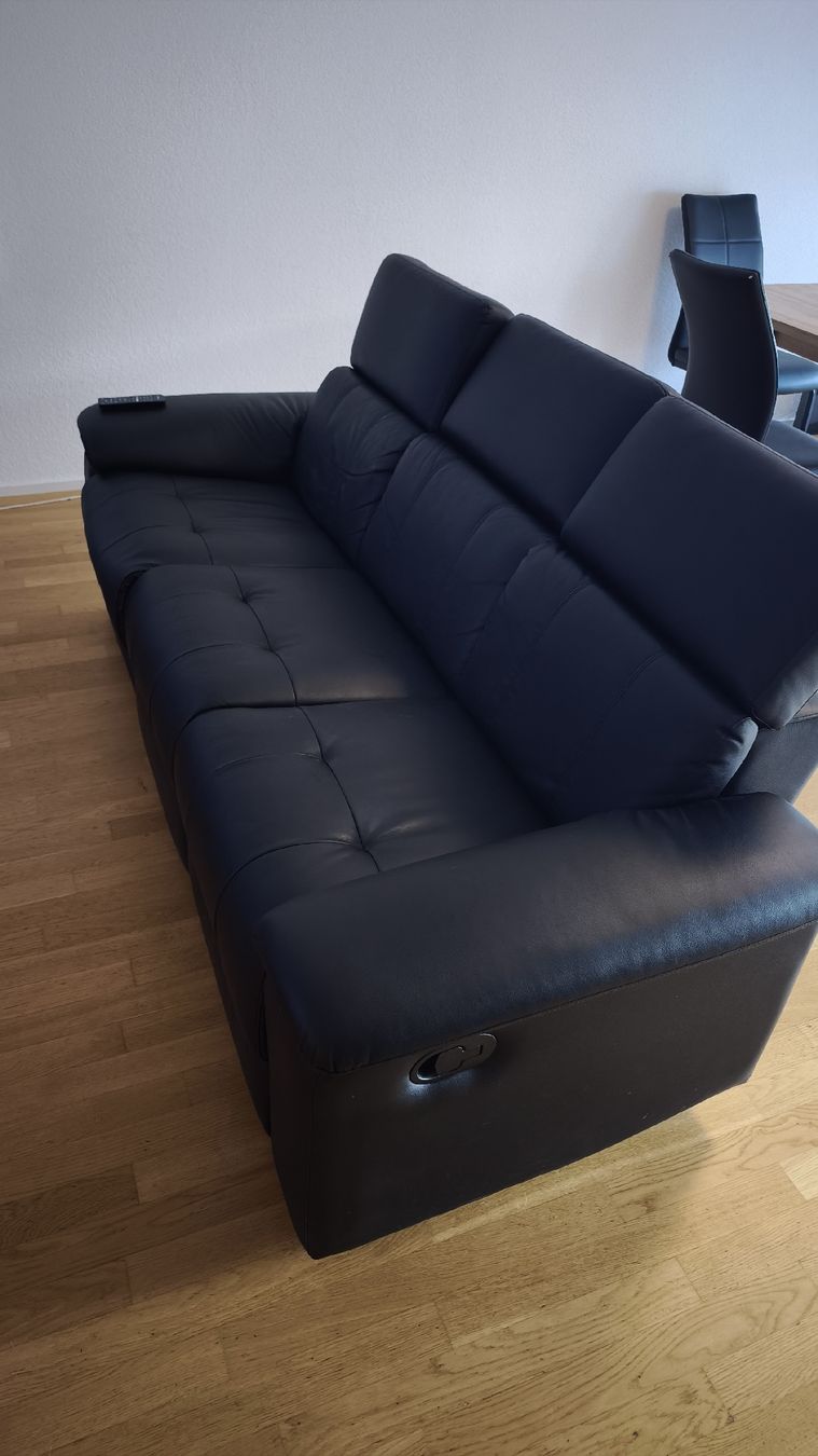 Sofas: Leder Sofas mit Liegefunktion Neuwertig – Gebraucht aus Guntershausen von wow_7zn2 5