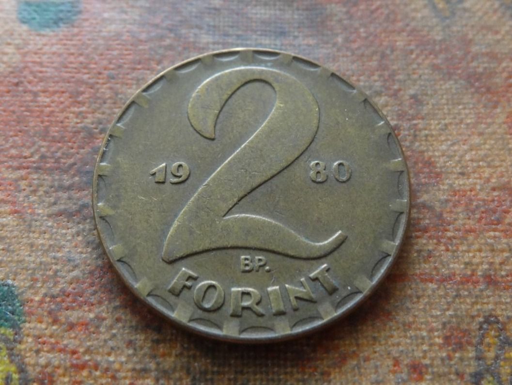 Tutti le monete: HONGRIE  2  Forint  1980 – Usato da Romanel-sur-Lausanne venduto da Swift13