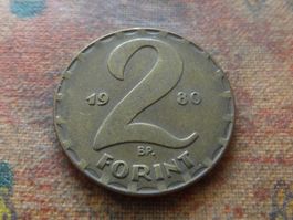 HONGRIE  2  Forint  1980