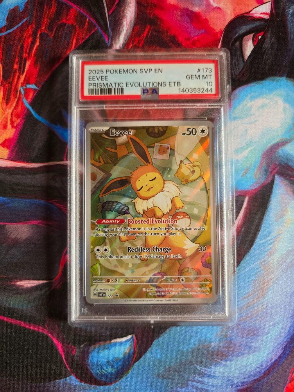 Pokémon Cartes à collectionner: PSA 10 Eevee #173 Pokemon - Prismatic Evolution - Englisch – D'occasion à Wuppenau par Poketo-Monsta