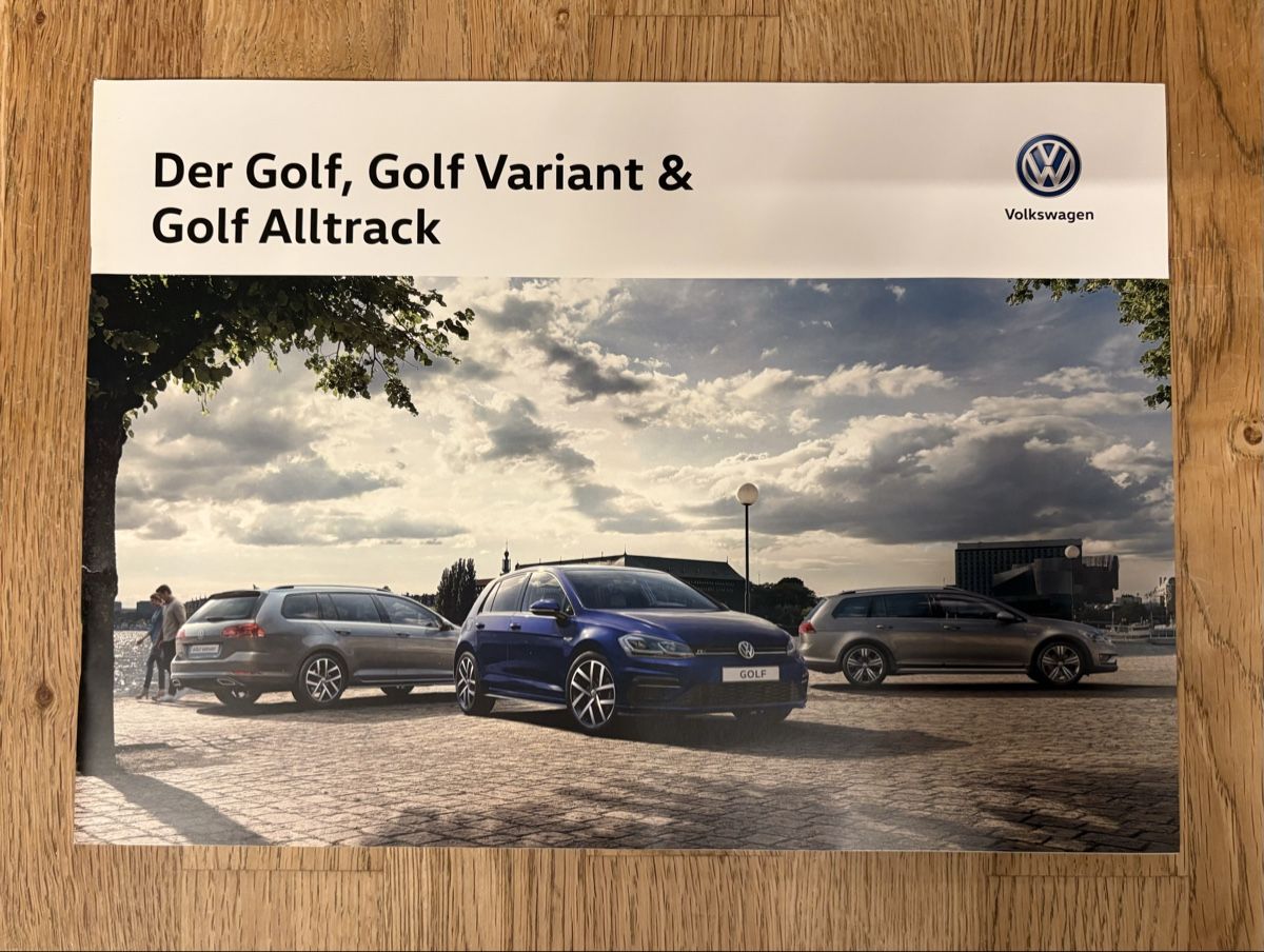 VW Documenti: VW Golf Variant & Alltrack Prospekt - 2019 – Usato da Freienstein venduto da Golfbueb