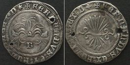 REYES CATOLICOS 1/2 Real ND (1497-1504) Burgos FERNANDO V