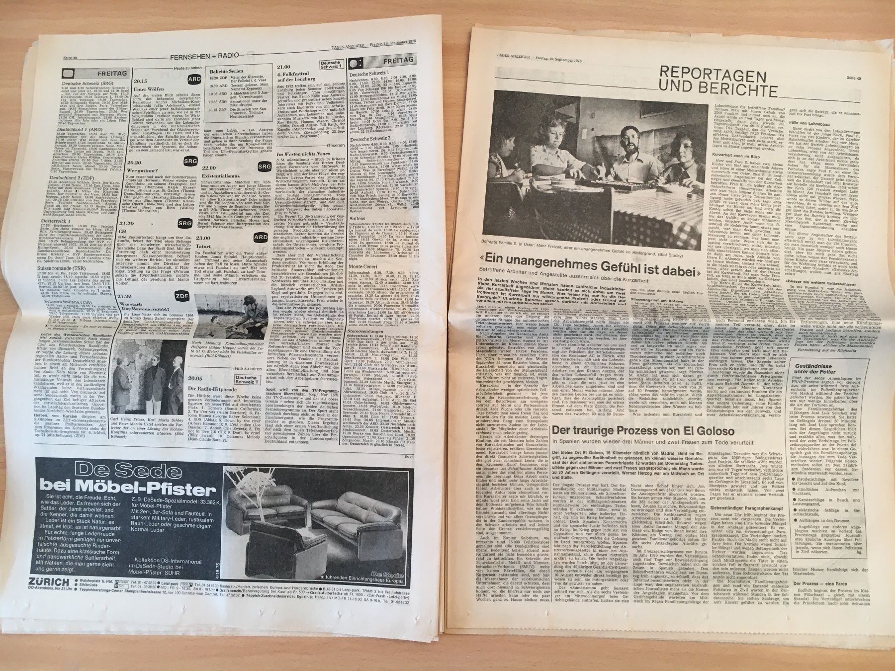 Zeitschriften & Magazine: Tagesanzeiger vom 19. September 1975 – Gebraucht aus Luzern von Jiggy_8898 7