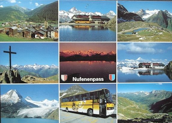 Cartoline postali: NUFENENPASS Postauto – Usato da Jona venduto da philajona