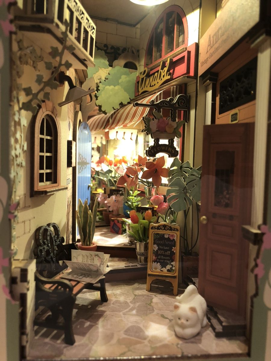 Tutte le decorazioni: Rolife Floral Corner - Book Nook – Usato da Zollikofen venduto da DelNero 1