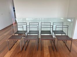 LUCA CASINI, 8 Sheer- L Stühle, Neupreis CHF 16‘000.—
