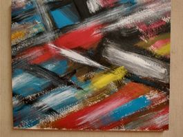 Originales abstraktes Kunstwerk, expressive Malerei