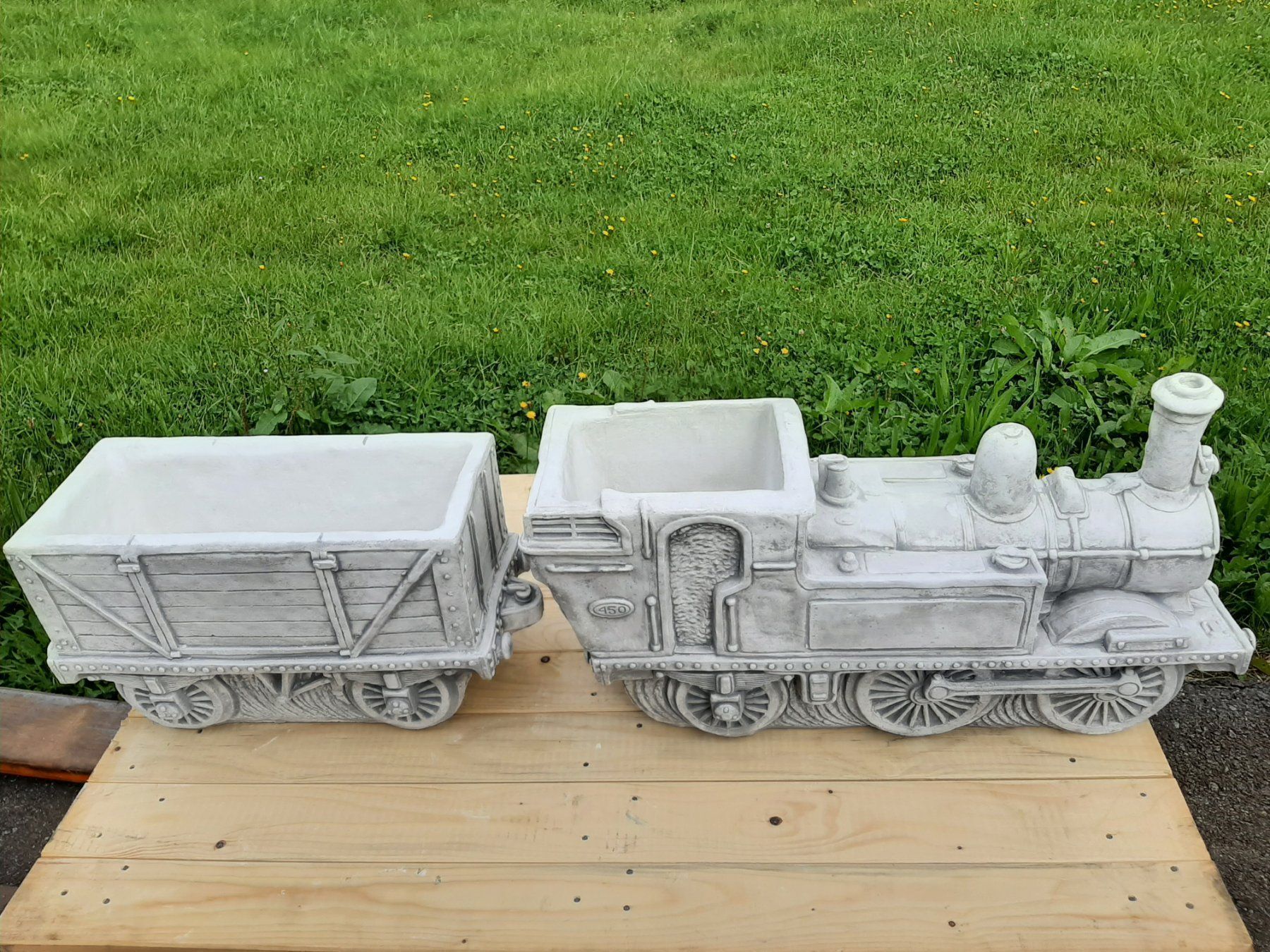 Skulpturen & Statuen: Lokomotive, Eisenbahn, Dampflokomotive – Gebraucht aus Ricken SG von Bobo66 5