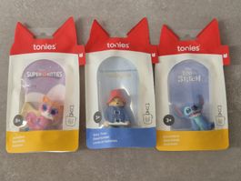 3er-Set Tonies NEU OVP: Lilo & Stitch, Paddington, SuperKitt