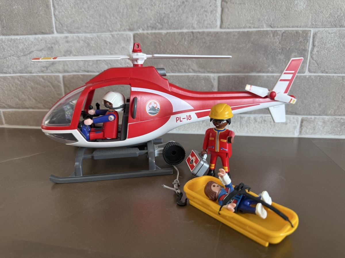 Playmobil Giocattoli: Playmobil Rettungshubschrauber Nr 9172 – Usato da Goldswil venduto da Fisel