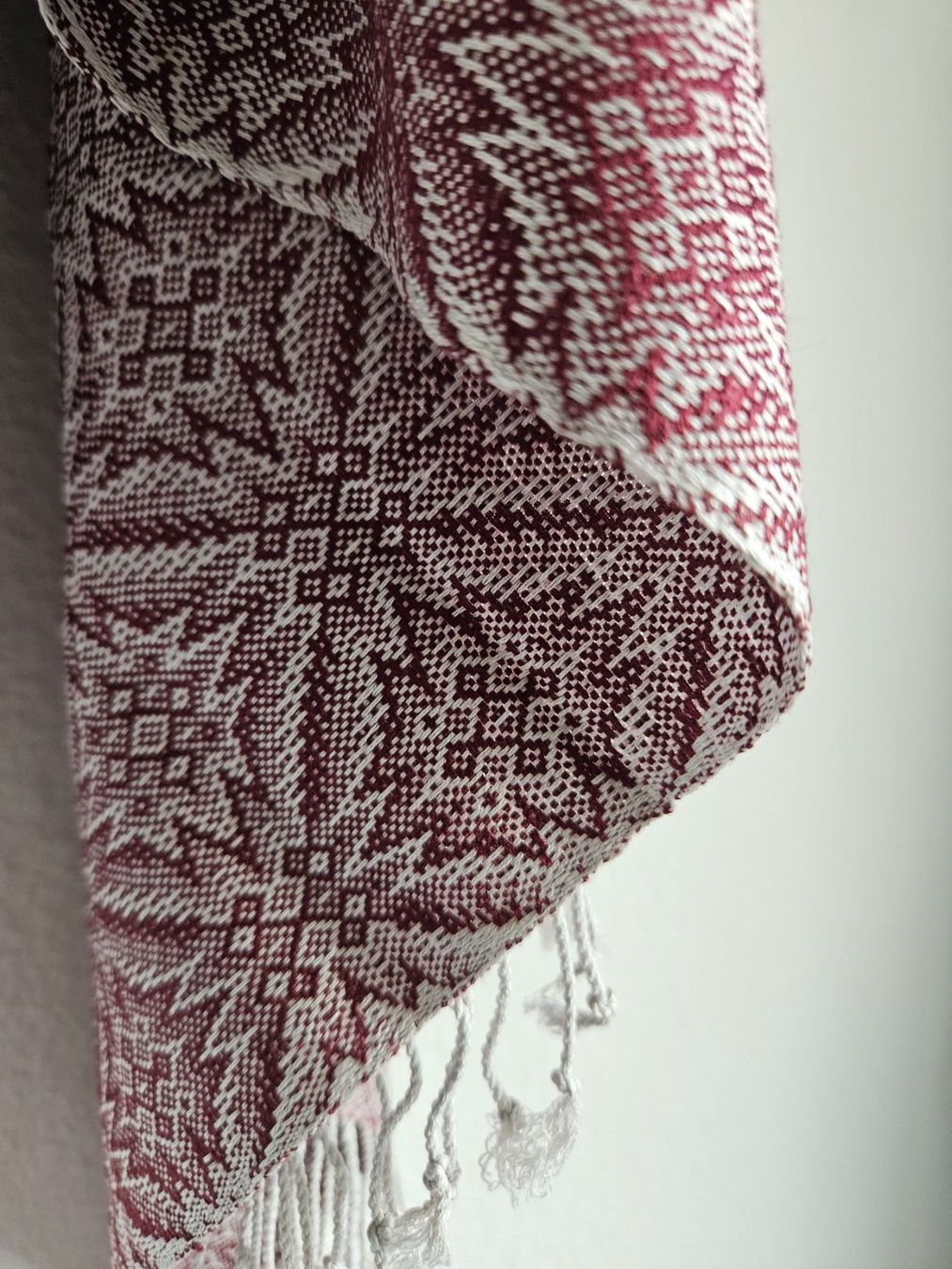 Foulard & Sciarpe: Schal, Baumwolle Handgewebt, Muster, – Nuovo (secondo la descrizione) da Basel venduto da Anghkorwatt 5