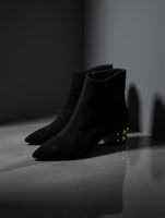 Damen Stiefeletten schwarz