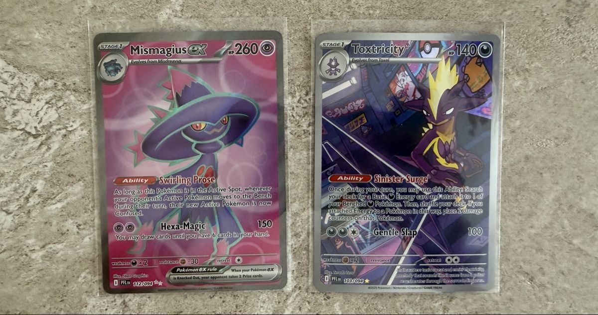 Pokémon Carte collezionabili: Pokemon Mismagius ex, Toxtricity – Nuovo (secondo la descrizione) da Lenzburg venduto da kri_8qbq