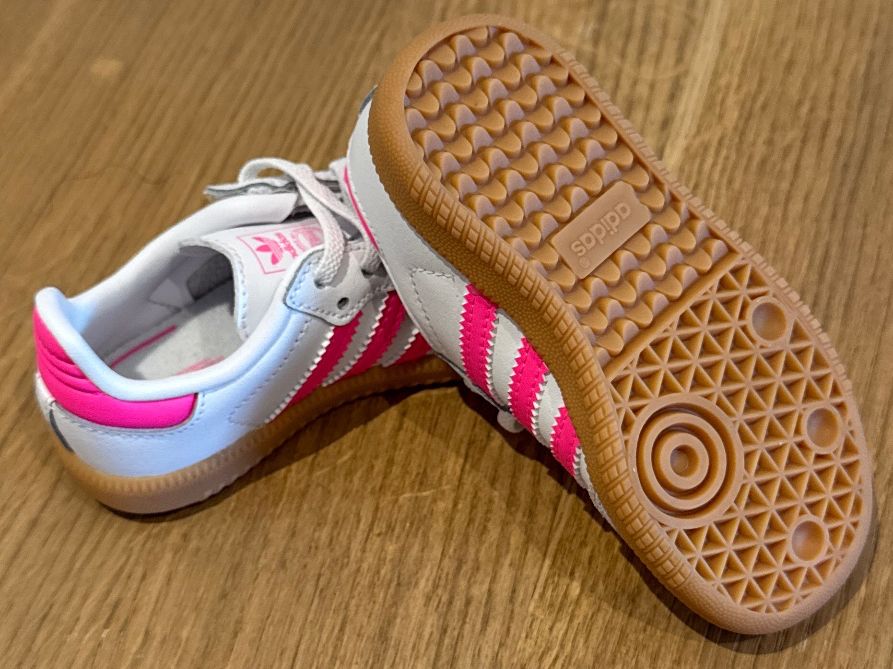 Adidas Scarpe per ragazzi: NEU - Adidas Samba Weiss Pink Gr. 23 – Nuovo (secondo la descrizione) da Horn venduto da Lari_Daro 2
